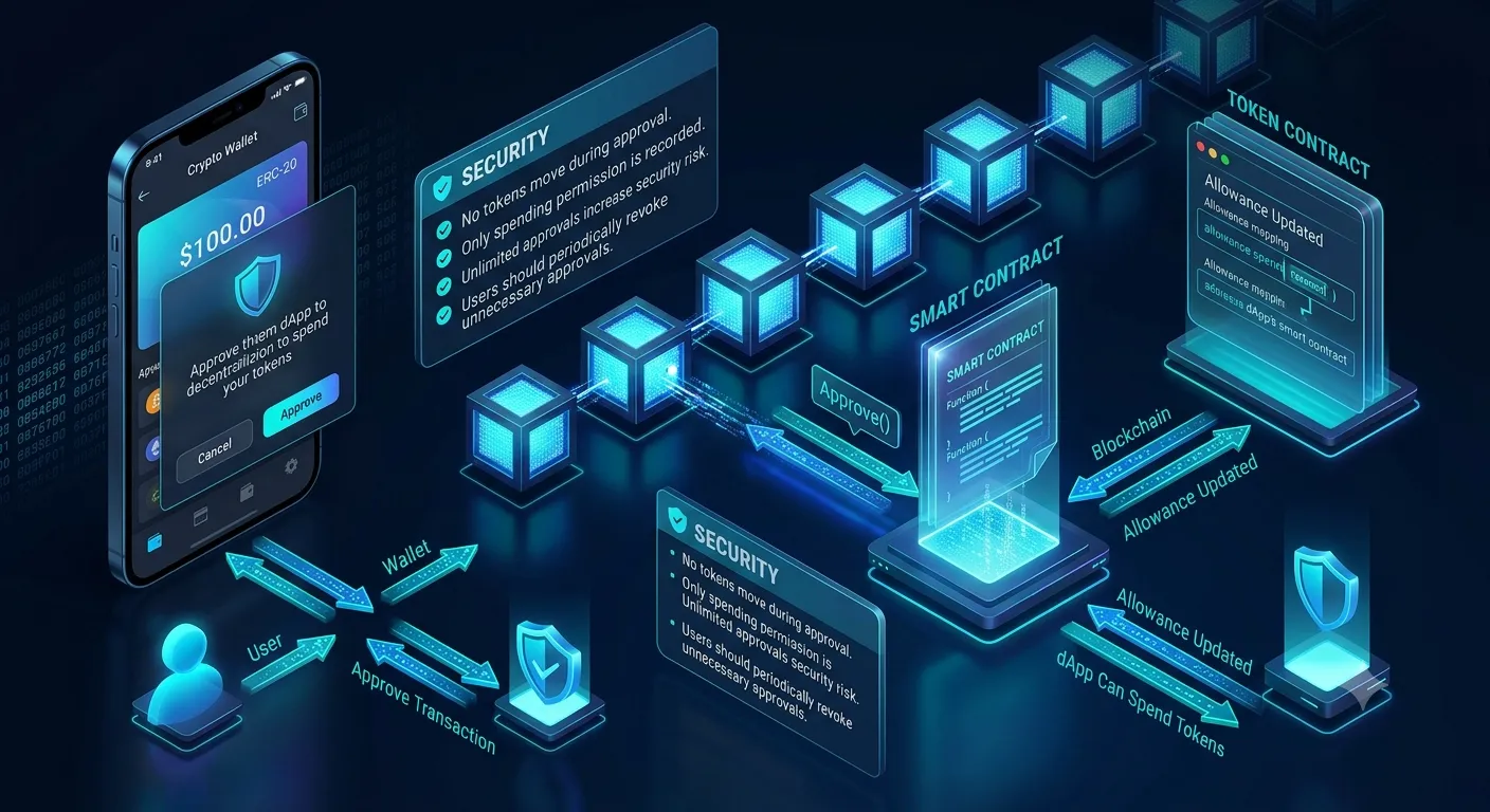 چگونه مجوزهای (Token Approval) می‌توانند بدون اطلاع شما دارایی‌تان را تخلیه کنند؟
